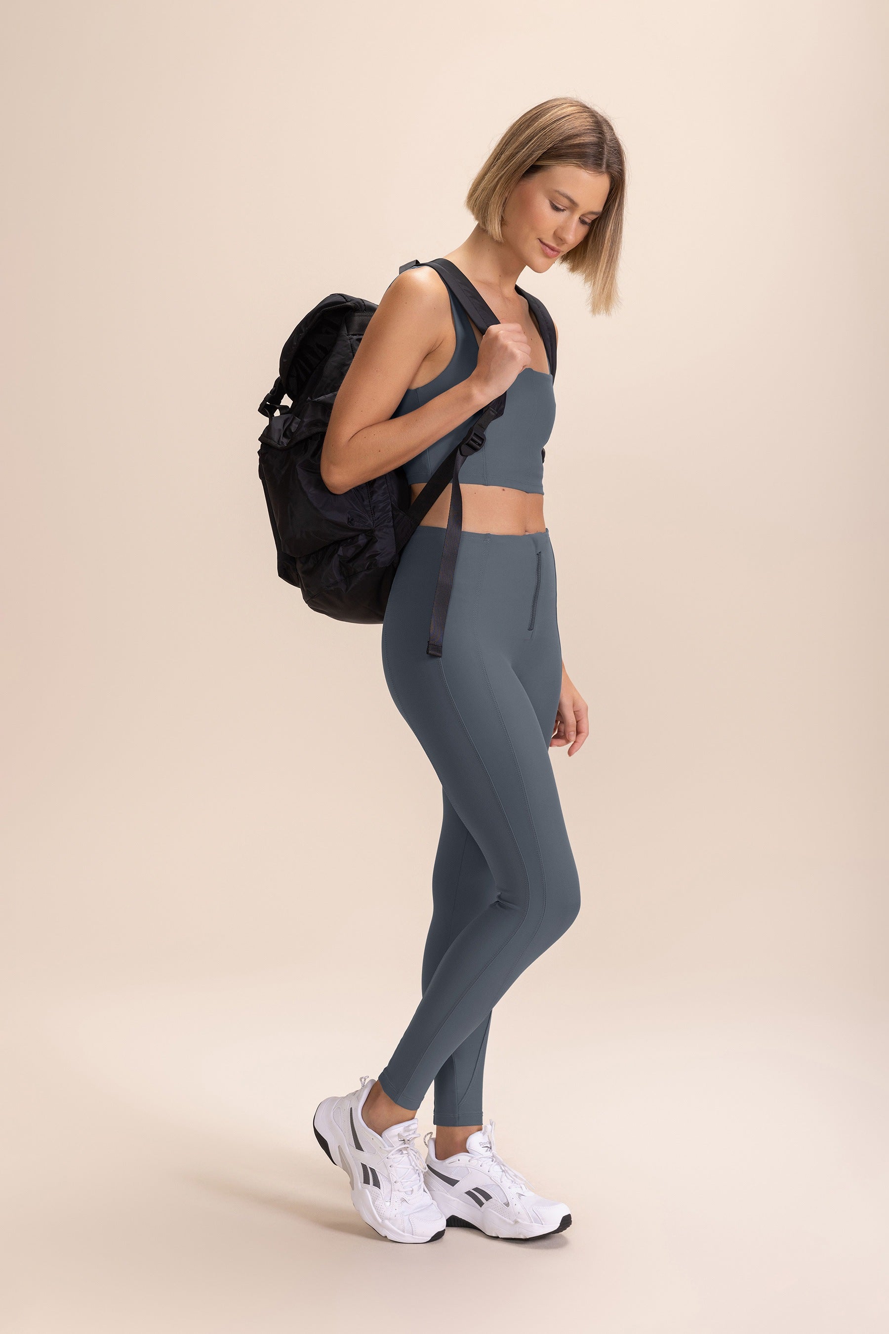High Support Neoprene Sculpt Sports Bra for Women - Workout, Yoga, Running & Gym - Moisture Wicking & Breathable Activewear