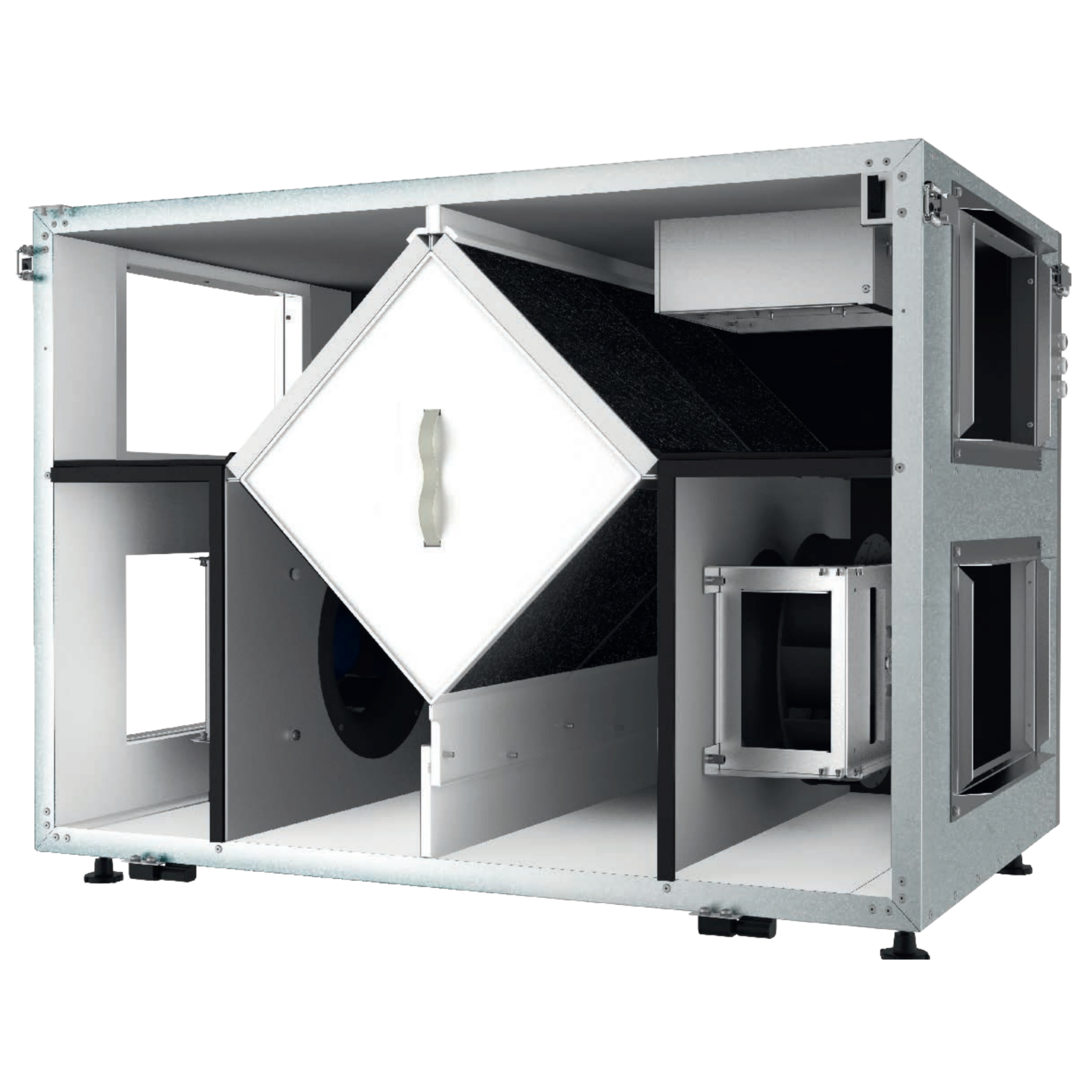 Vents Commercial Airlite Series Energy Recovery Ventilators - High Efficiency ERV System for Fresh Air Ventilation in Offices & Buildings