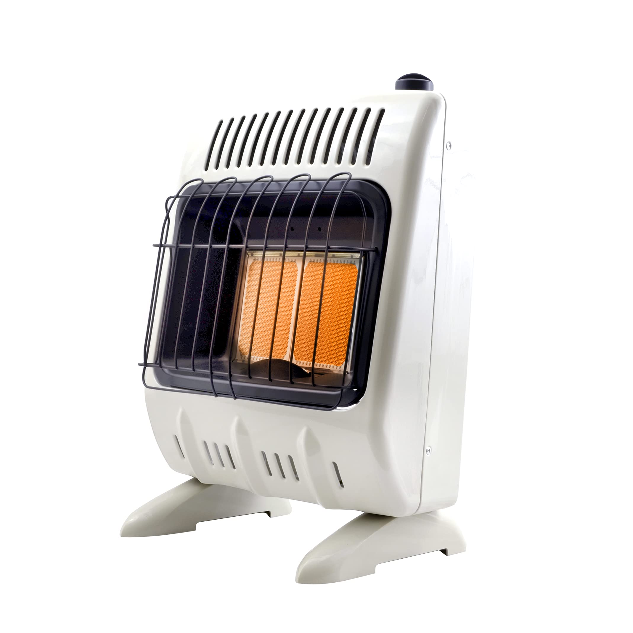 Mr. Heater MHVFRD10LP 10,000 BTU White Vent-Free Propane Radiant Heater for Indoor Use - Perfect for Cold Rooms, Sunrooms, Garages, Cabins & Workspaces - Portable Heating Solution for Winter & Emergency Power Outages