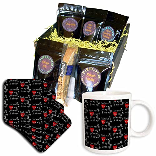 3D Rose Funny Wine Pattern Coffee Mug - 