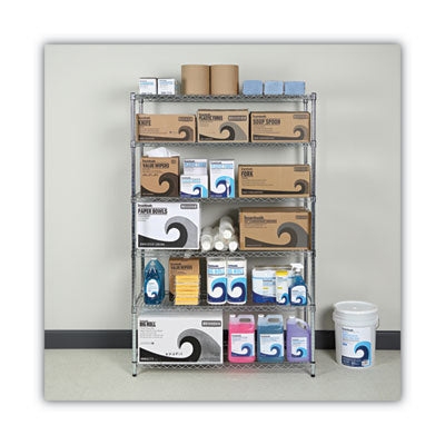 Alera® NSF Certified 6-Tier Wire Shelving Unit - 48