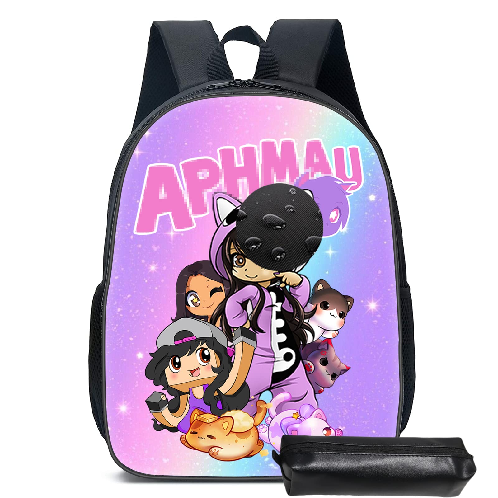 Stylish 17 Inch Cartoon Laptop Backpack for Teens - Lightweight School Bookbag with Fun Designs - Perfect for School, Travel & Daily Use