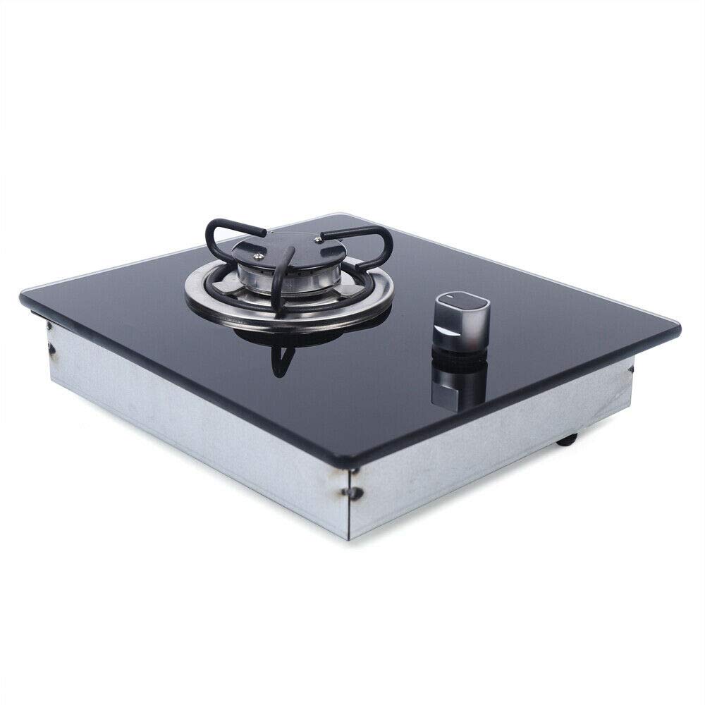 Portable Built-In LPG Gas Stove for RV, Camper, Boat & Caravan - 3D Air Intake & Adjustable Flame - Perfect for Outdoor Cooking, Camping & Road Trips