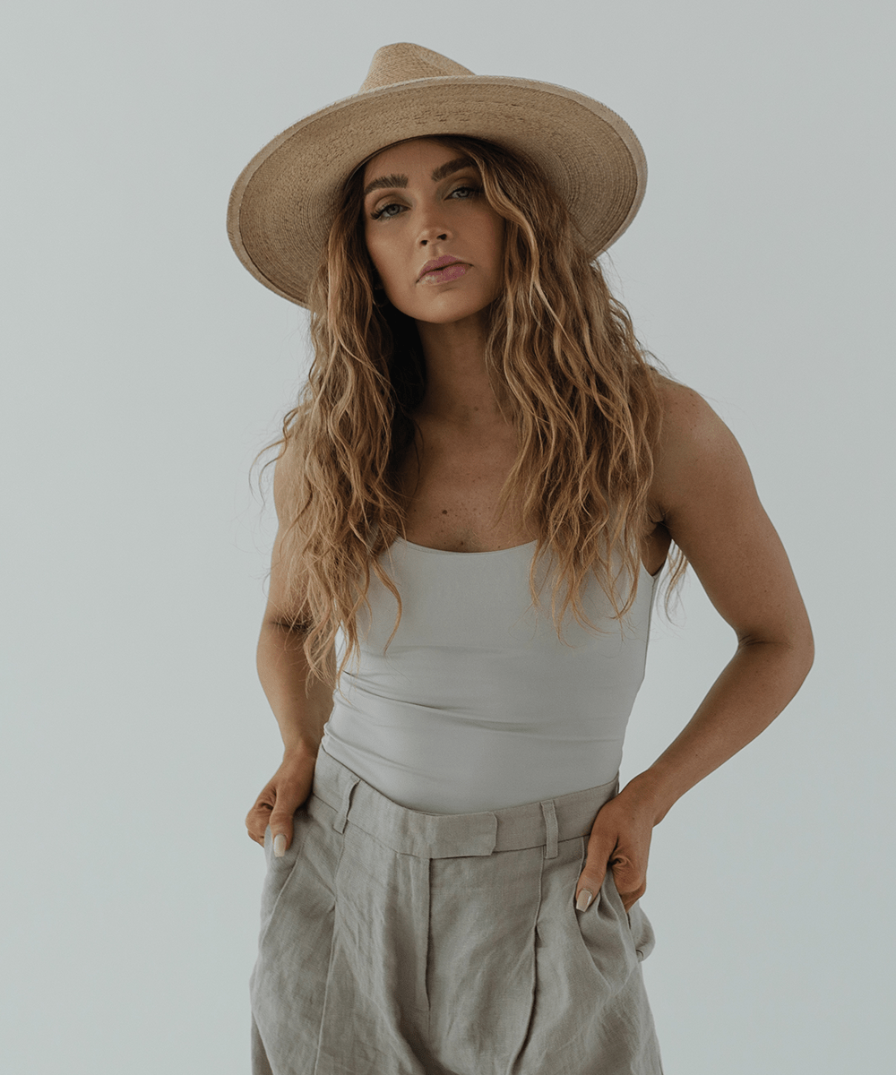 Cara Loren Women's Straw Hat - Wide Brim Sun Hat for Beach, Summer, and Outdoor Activities | UPF 50+ Sun Protection | Boho Fashion Accessory