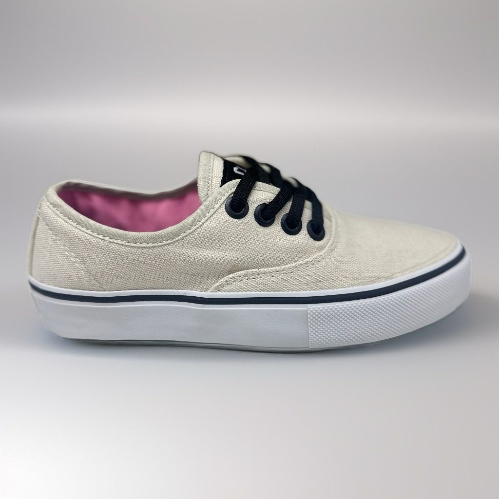 Unisex Low-Top Deck Sneakers in Beige - Casual & Comfortable Shoes for Men & Women | Perfect for Walking, Running & Everyday Wear