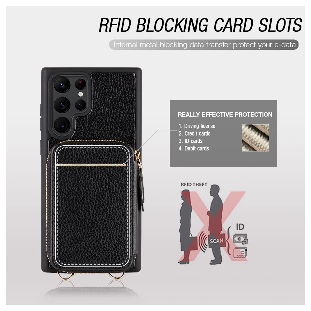 Samsung Galaxy S22 Ultra Wallet Case (6.8