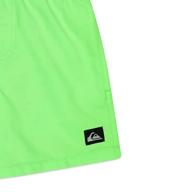 Quiksilver TB Essentials Elastic Volley 17 Lima Pastel Mesh Shorts - Comfortable & Stylish for Beach Volleyball, Surfing & Casual Wear