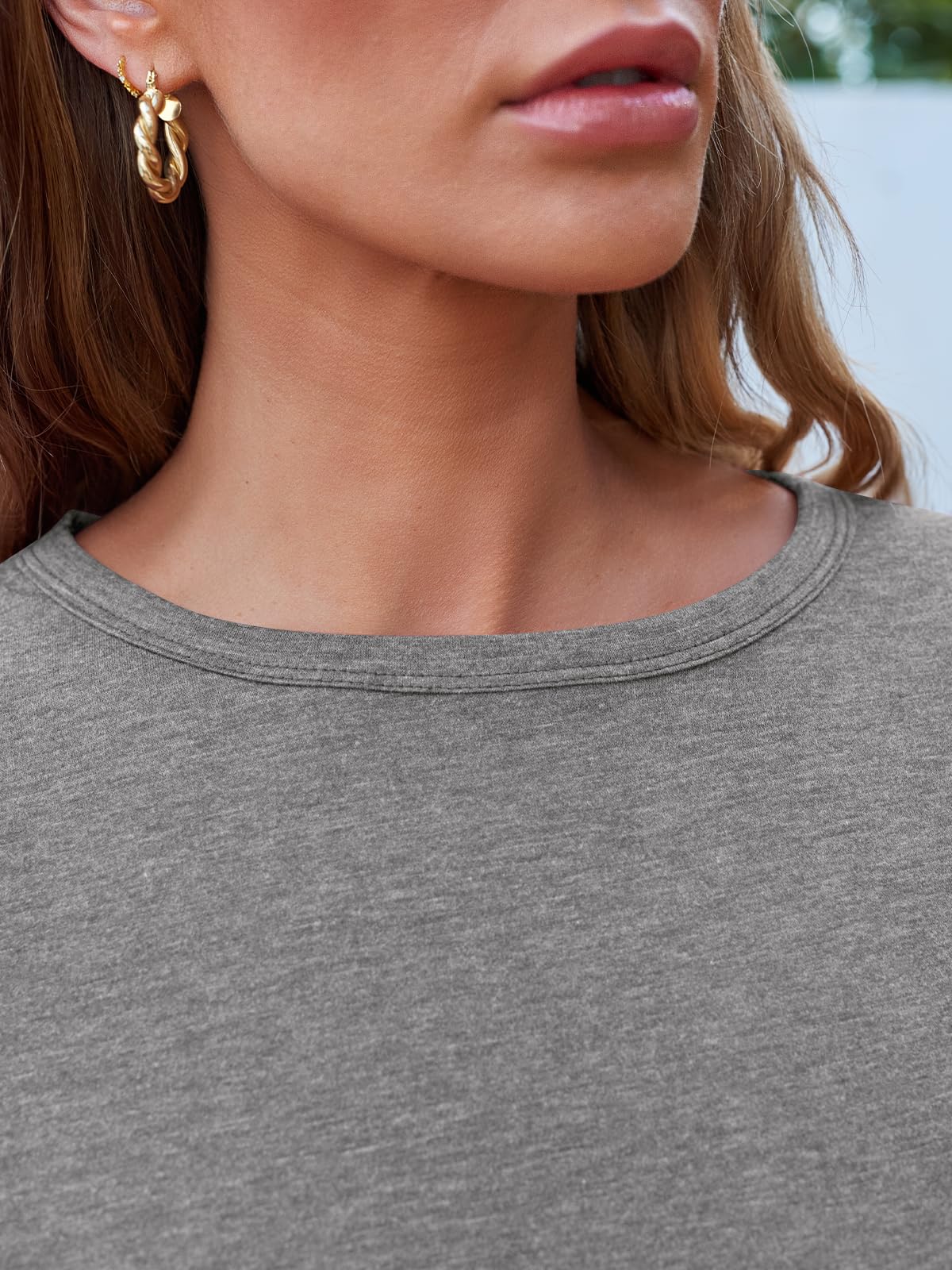 AUTOMET Women's Long Sleeve Spring Tops - Plus Size Workout Shirts, Fall Fashion Tees 2025 | Gym, Yoga, Running & Casual Wear