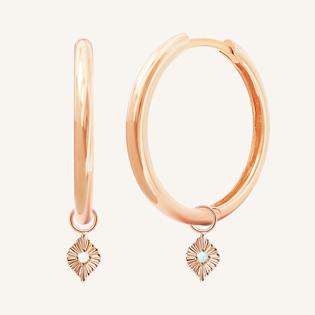 Minimalist Plain Hoop Earrings for Women - Simple & Elegant Gold/Silver Pillar Hoops for Everyday Wear | Perfect for Office, Date Night & Casual Outfits