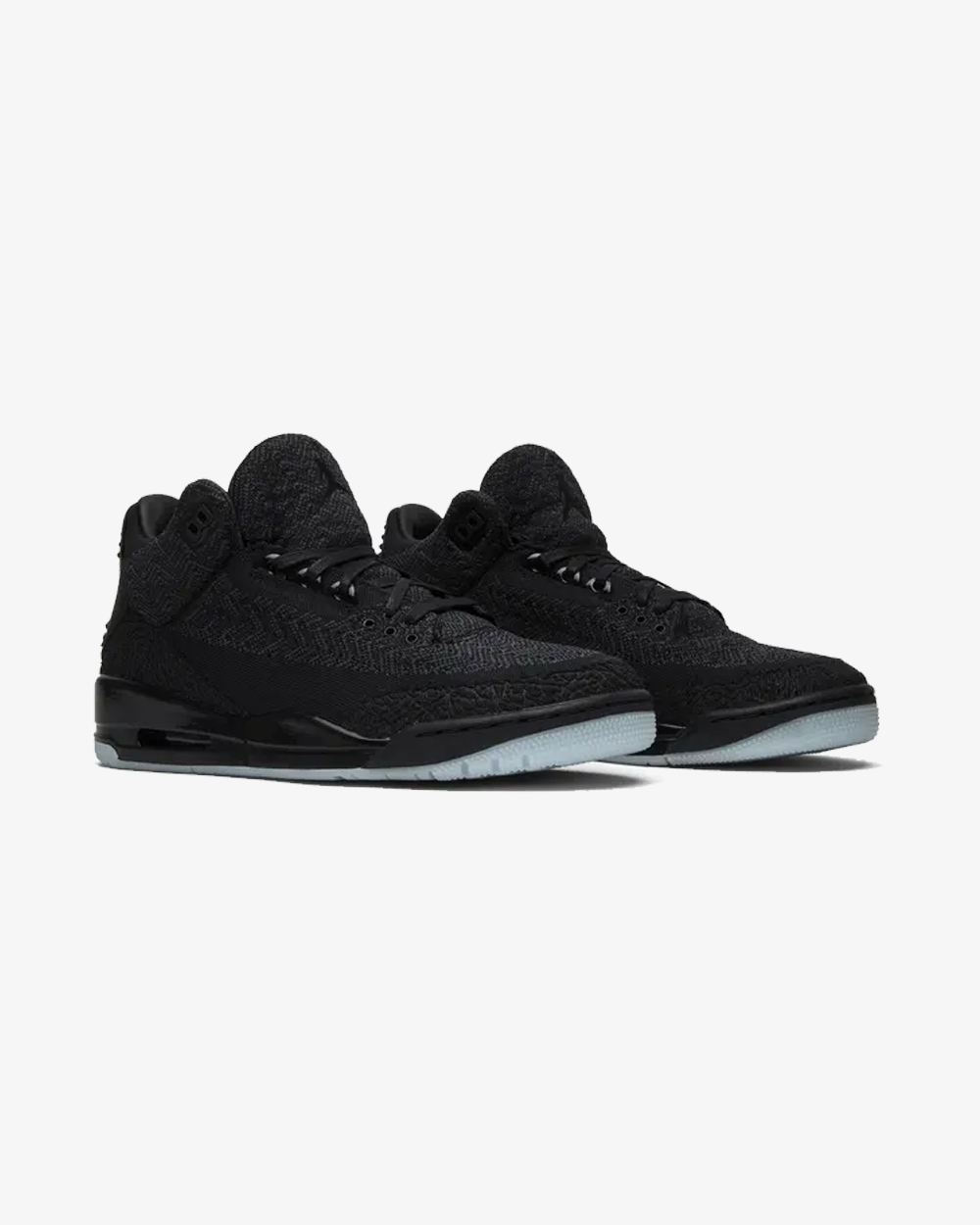 Nike Air Jordan 3 Retro Flyknit Black - Men's Basketball Sneakers for Court & Street Style | Durable & Comfortable Shoes for Running, Training & Casual Wear