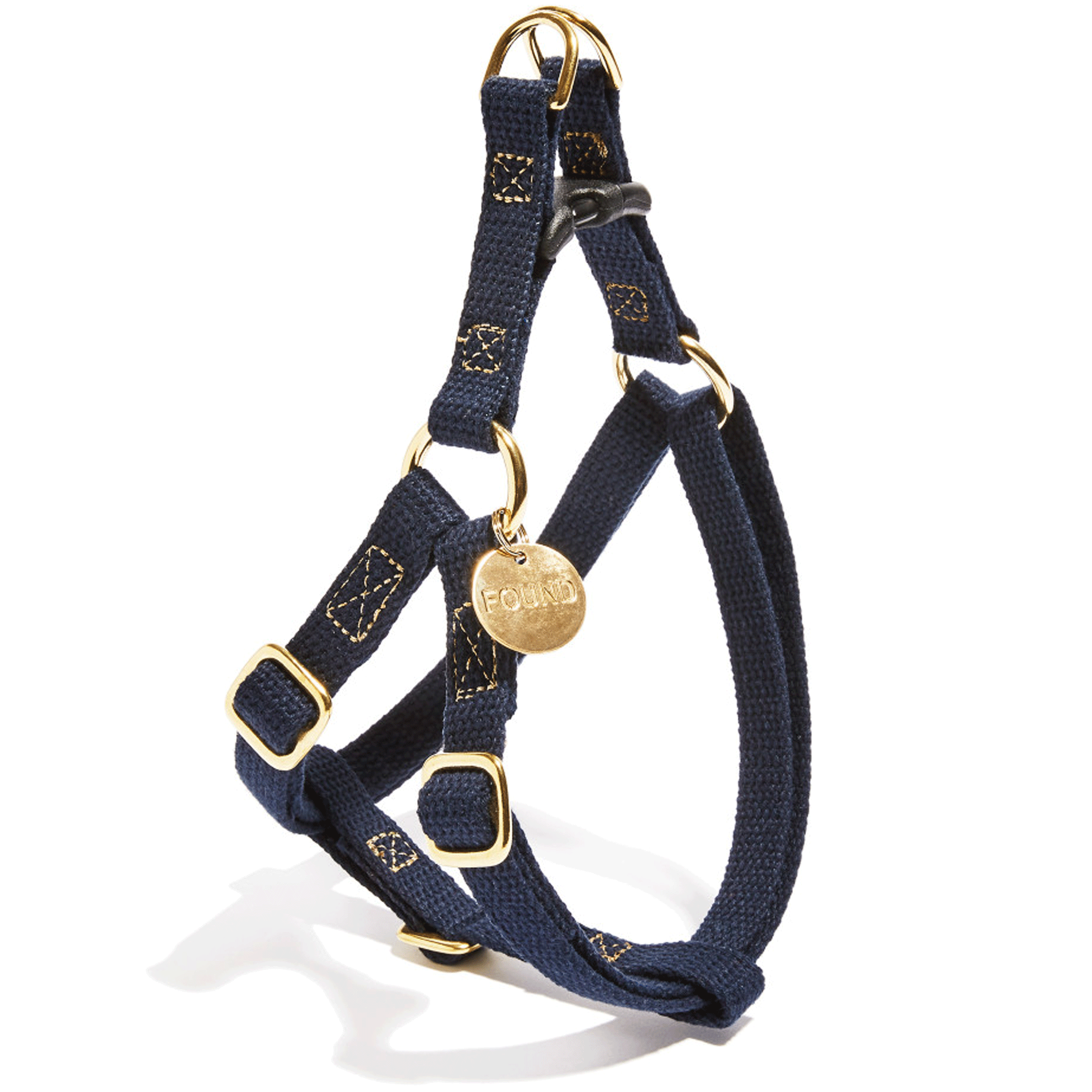 Found My Animal Navy Hand Dyed Dog Harness - Adjustable No-Pull Pet Vest for Medium & Large Dogs - Perfect for Walking, Hiking & Outdoor Adventures