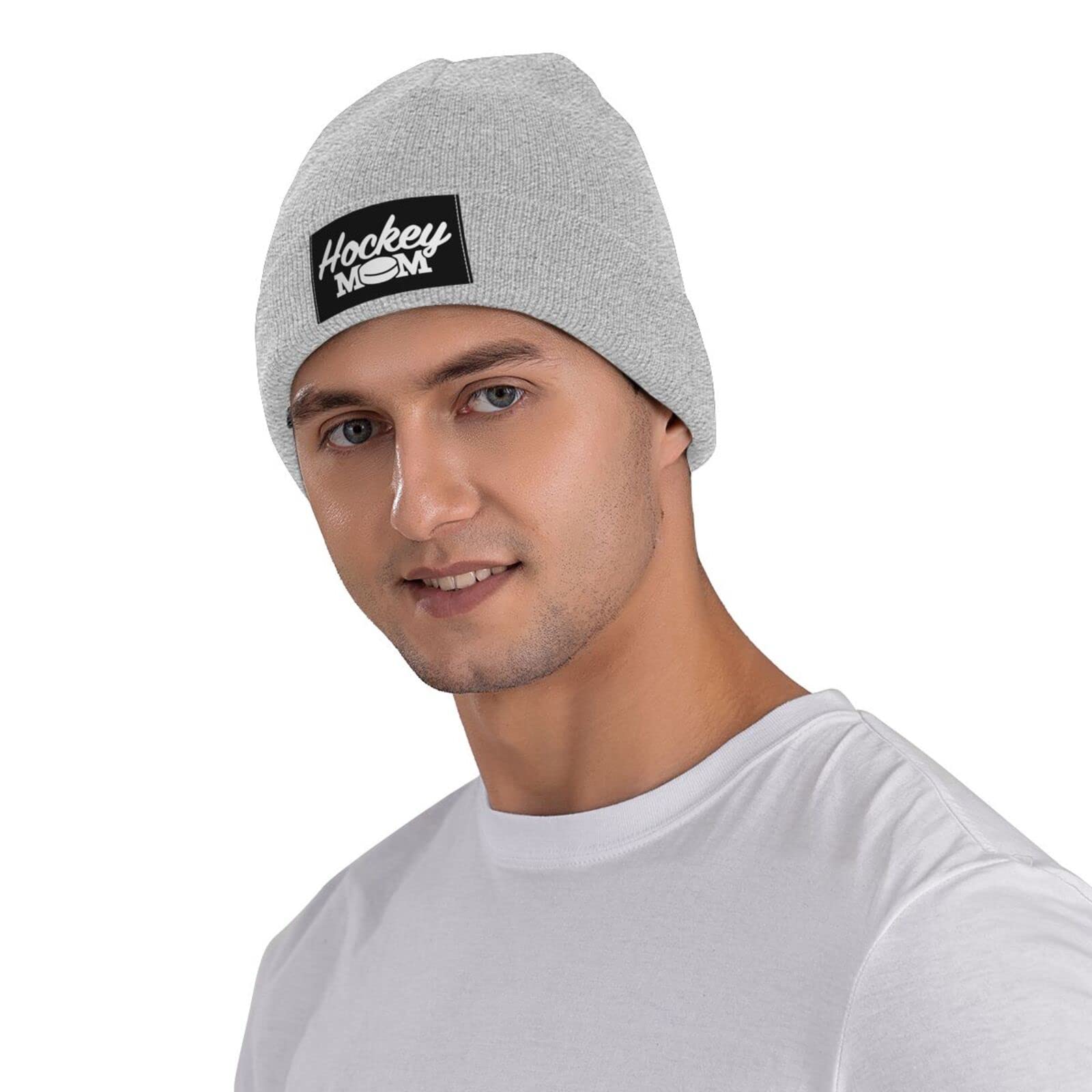 NIMIZIA Unisex Winter Knit Beanie Hat for Men & Women - Warm Fleece-Lined Skull Cap for Hockey, Skiing & Outdoor Activities - Black Cuff Beanie for Cold Weather Protection