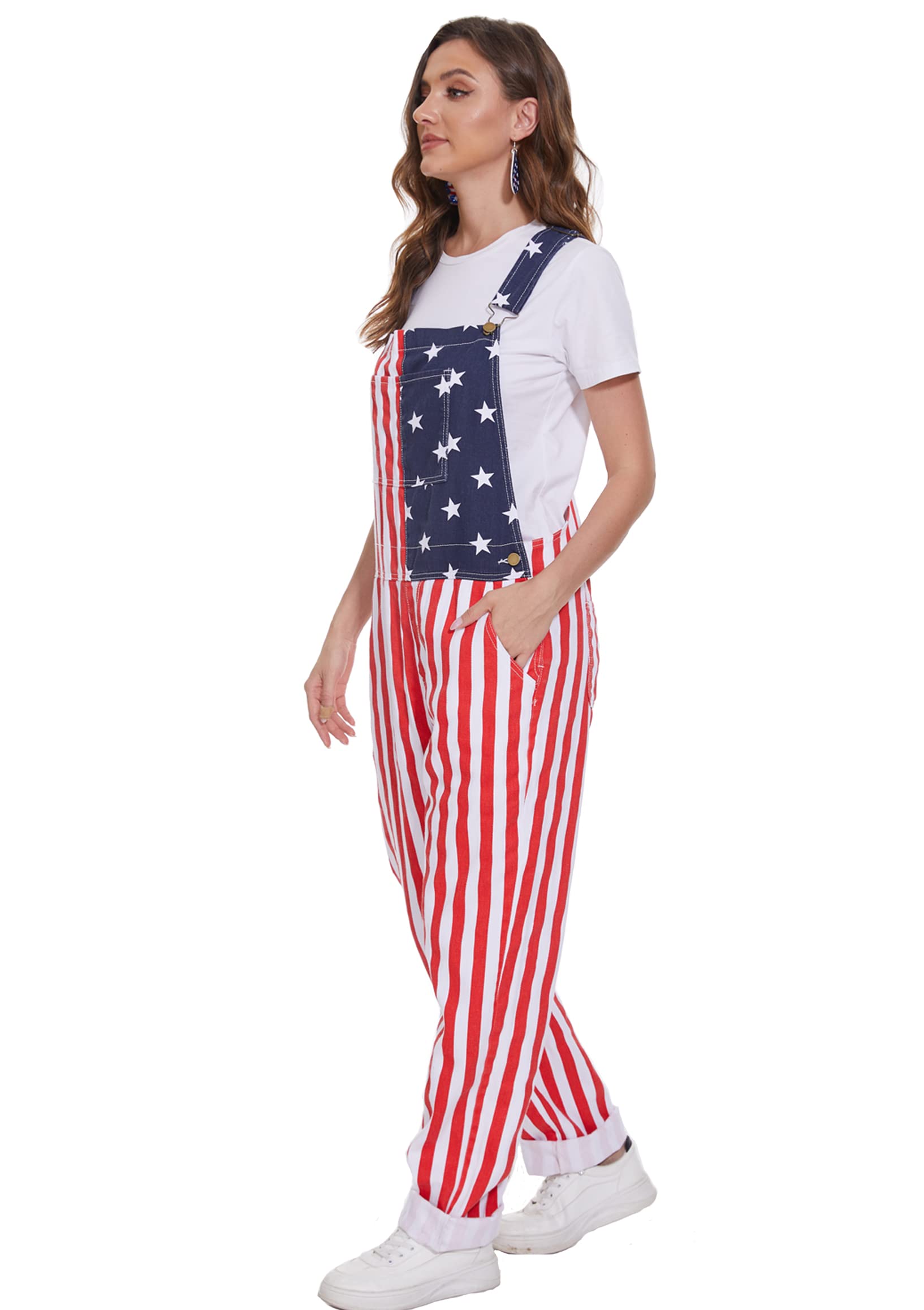 Women's Fashion Bib Overalls - Stylish Jumpsuit & Coveralls for Holiday Festivals | Perfect for Casual Wear, Music Festivals & Outdoor Events