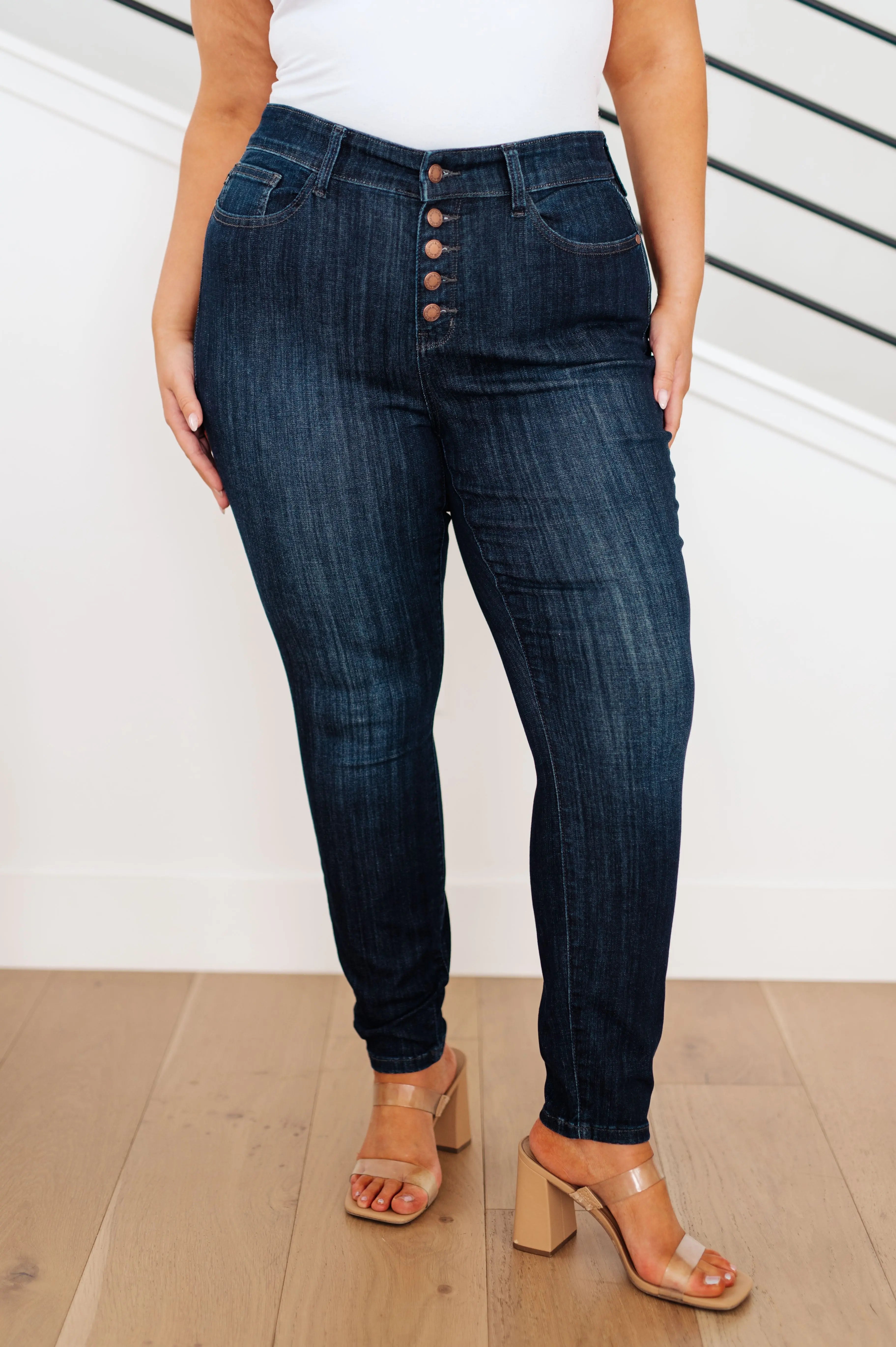 Celecia High Waist Hand Sanded Resin Skinny Jeans for Women - Trendy Stretch Denim Pants for Casual Wear & Night Out