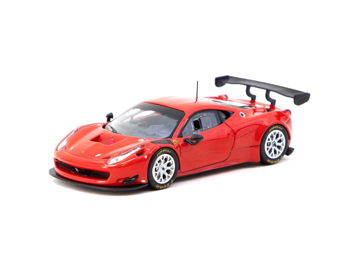 Tarmac Works 1/64 Scale Ferrari 458 Italia GT3 Diecast Model Car - Red | Collectible Miniature Racing Vehicle for Display & Racing Enthusiasts | Perfect for Diecast Collections, Kids Play & Home Decor