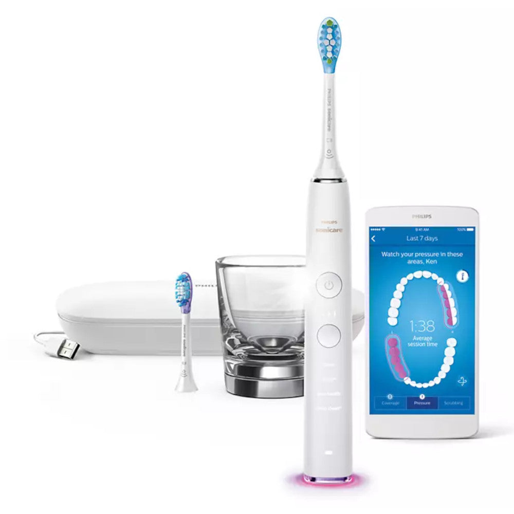 Philips Sonicare DiamondClean Smart HX9902/64 Electric Toothbrush with Bluetooth App - Rechargeable Toothbrush for Whitening, Gum Care & Plaque Removal - Perfect for Travel & Home Oral Care Routine