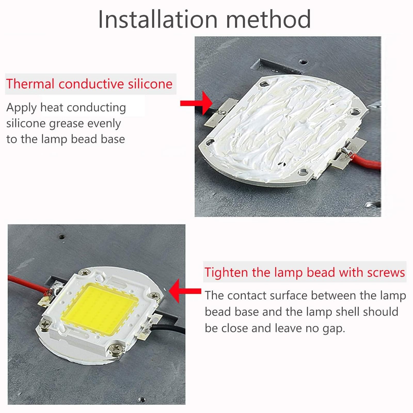 200W 6500K Cool White LED SMD COB Integrated Light Source - High Power LED Beads & Chips for Stage Lighting, DJ Lights, and Professional Studio Equipment