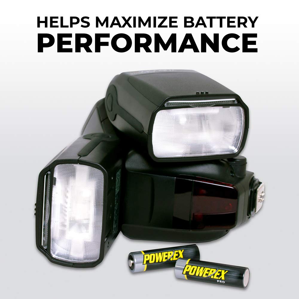 Powerex MH-C980 Advanced AA/AAA Battery Charger with LCD Display - Fast Charging & Analyzing for NiMH/NiCd Rechargeable Batteries - Perfect for Digital Cameras, Gaming Controllers, and Electronics