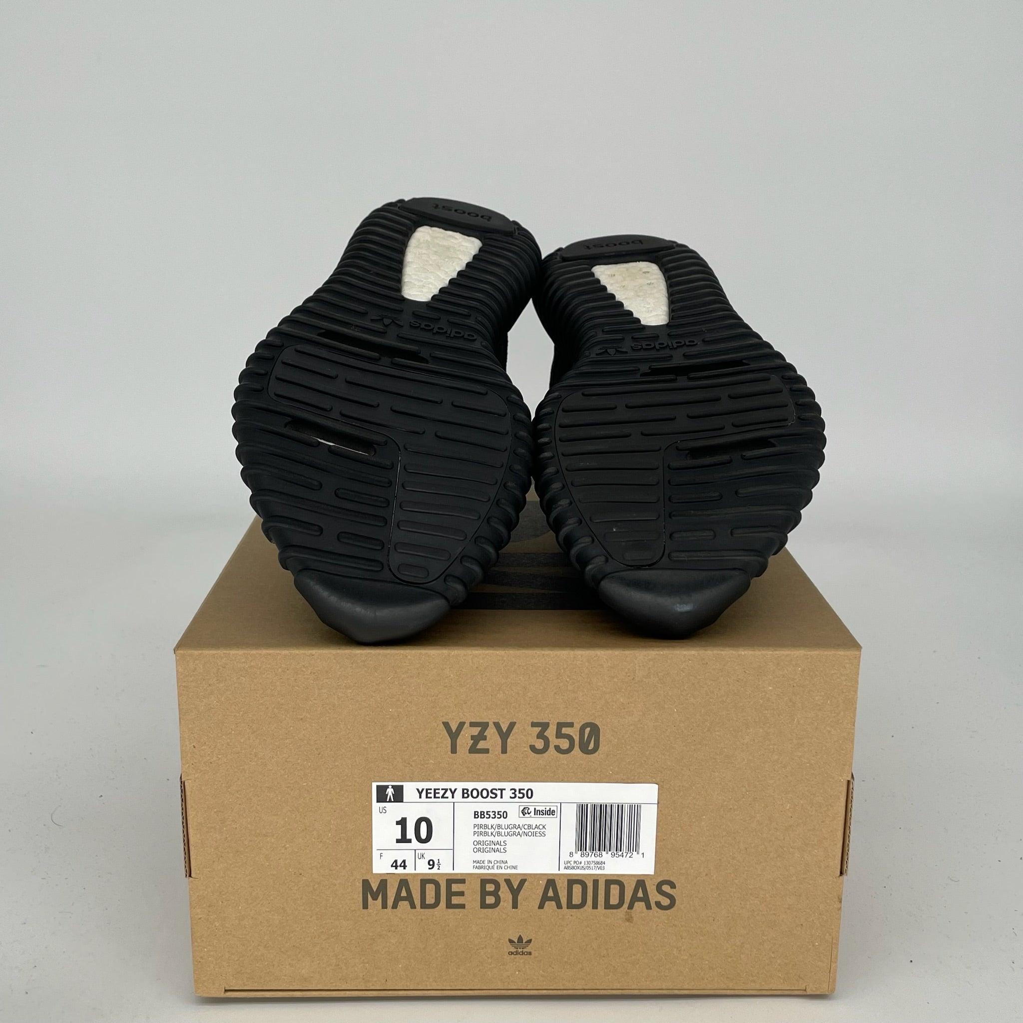 Adidas Yeezy Boost 350 V2 Pirate Black Men's Sneakers - Size 10 (BB5350) | Comfortable Running Shoes for Casual Wear & Street Style Fashion
