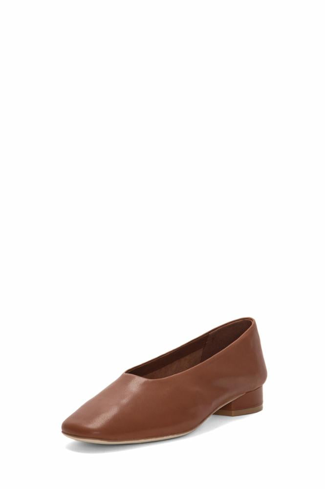 Jeffrey Campbell Women's Trustee Brown Leather Ankle Boots for Women - Stylish & Comfortable Fall Winter Fashion Booties for Casual Outings & Office Wear