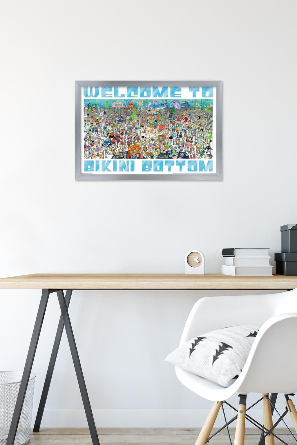 Trends International Nickelodeon SpongeBob SquarePants - Every Character Ever 19 Wall Poster, 14.725