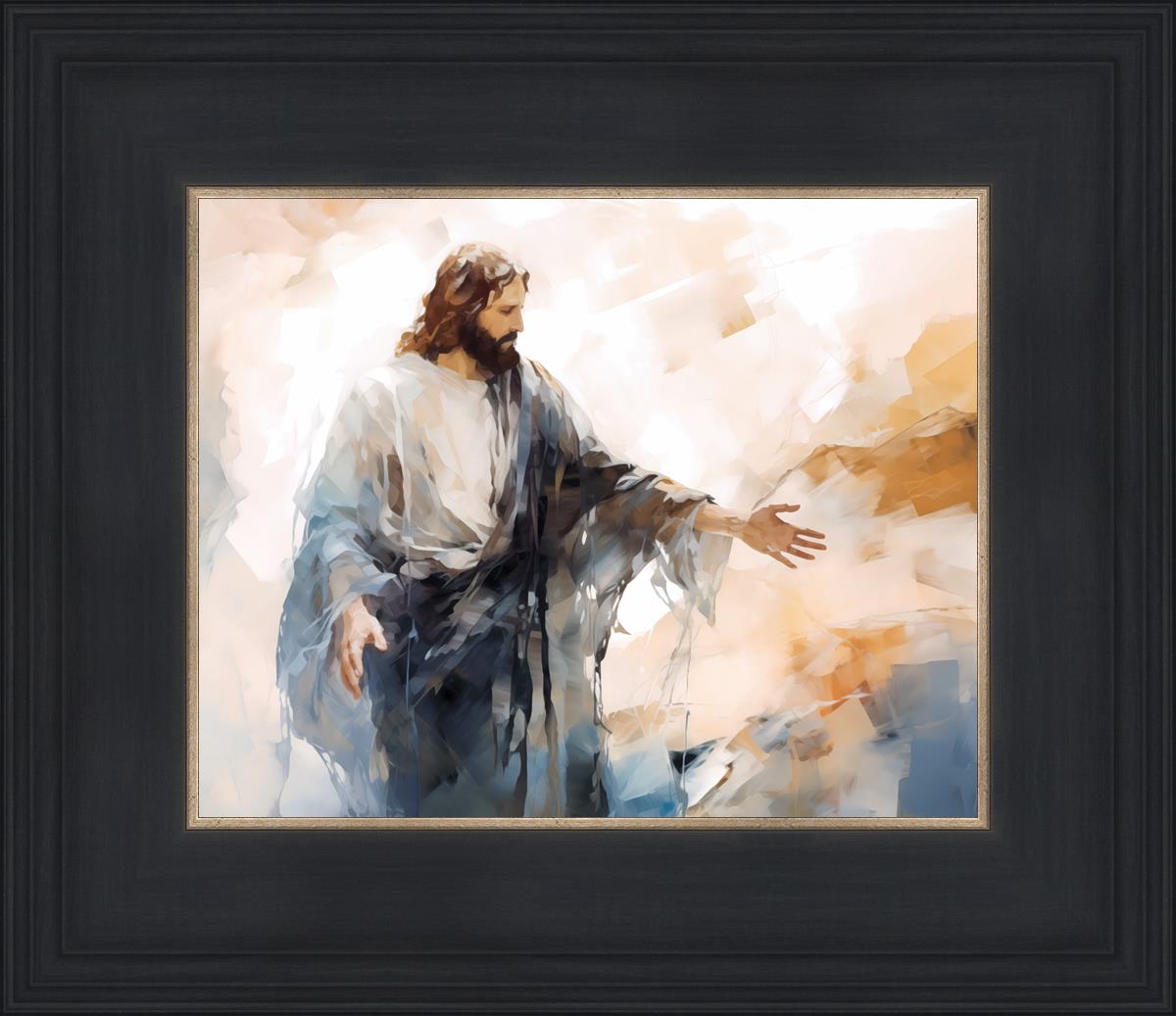 Come Unto Me By Gabriel Heaton - Inspirational Christian Wall Art for Home & Church Decor | Perfect for Living Room, Bedroom & Office