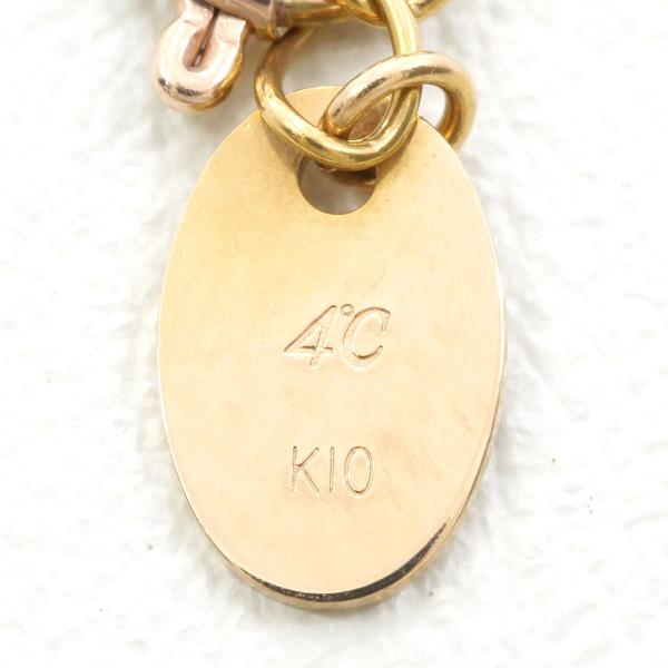4℃ K10PG Diamond Necklace - 14K Rose Gold Pendant Jewelry for Women, Elegant Gift for Anniversary, Valentine's Day & Special Occasions