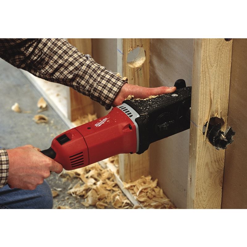1/2 in. Super Hawg Heavy-Duty Hole Saw Kit with Case - Perfect for Woodworking, Metal Drilling, and DIY Home Improvement Projects