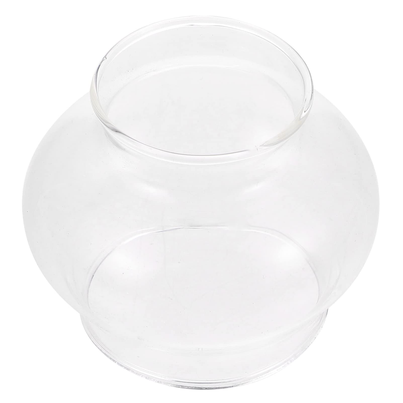 LIOOBO Clear Glass Oil Lamp Cover - Replacement Chimney Protector for Vintage Kerosene & Buddhist Butter Lamps - Perfect for Home Decor, Meditation Spaces, and Antique Lighting Restoration