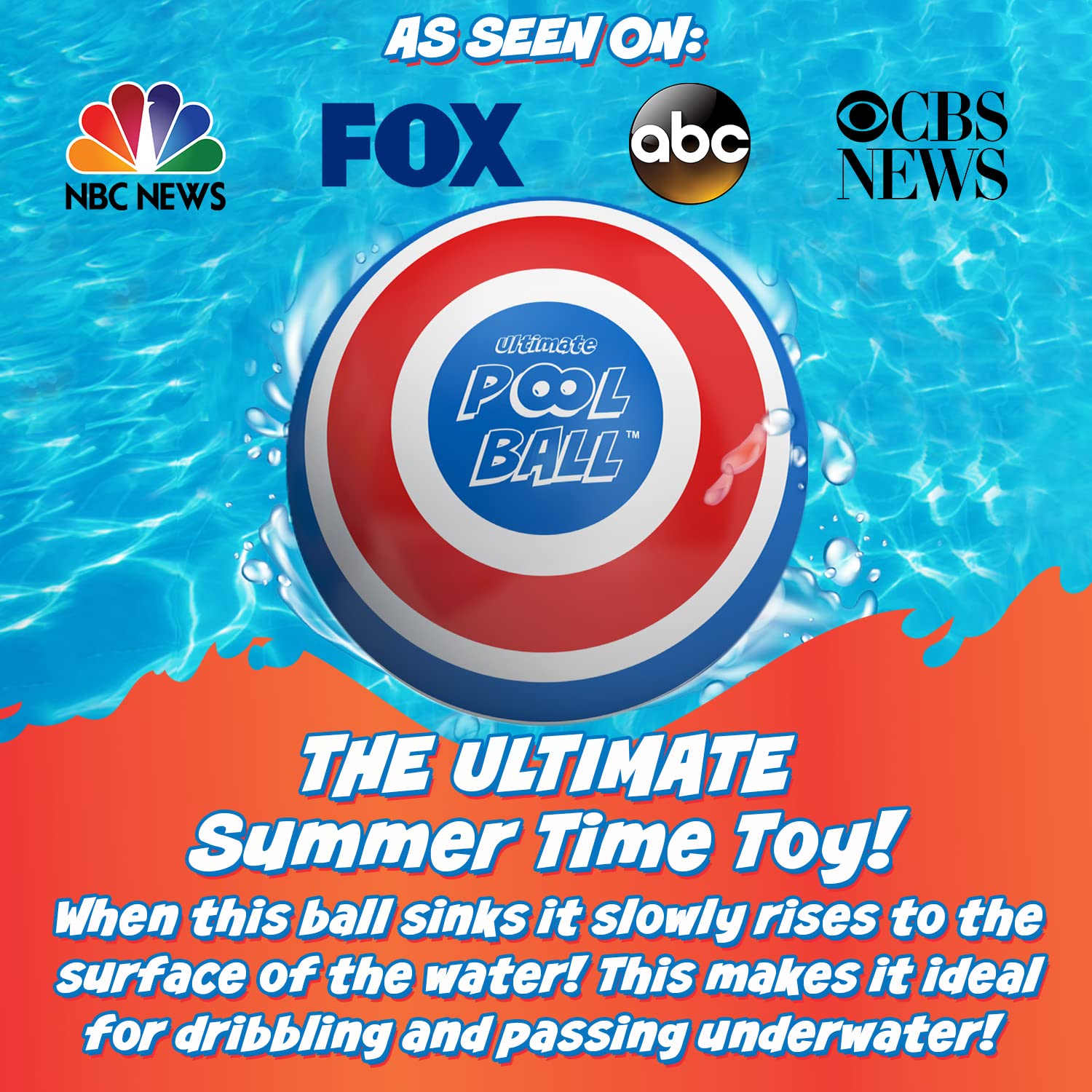 **Water-Filled Pool Balls for Kids - Fun Underwater Games & Swimming Pool Toys for Ages 6-12 - Best Summer Beach Toys for Boys & Girls - Perfect Gift for Birthdays & Outdoor Water Play**