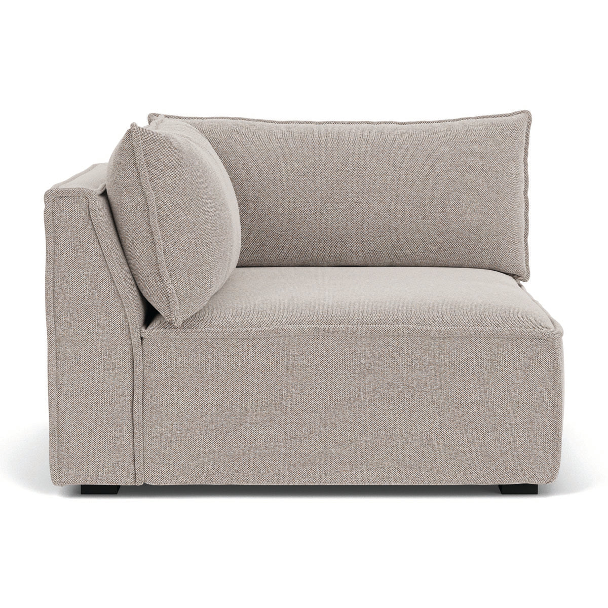 Stylish Daphne Fabric Left Corner Modular Sofa - 1 Seater Modern Living Room Furniture for Small Spaces & Apartments