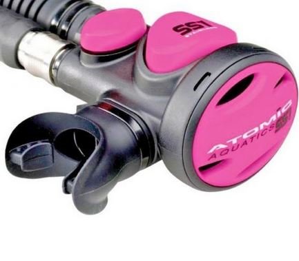 Atomic Aquatics SS1 Safe Second Inflator - Scuba Diving Regulator with Octopus for Emergency Air Supply | Perfect for Recreational & Technical Diving Gear
