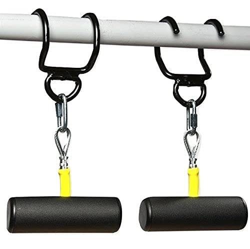 EZ DIP Pull Up Weight Belt with Rotating Handles & Dumbbell Hook - Heavy Duty 505# Dipping Belt for Strength Training - Perfect for Gym, CrossFit & Home Workouts - Belt Squat Attachment Included