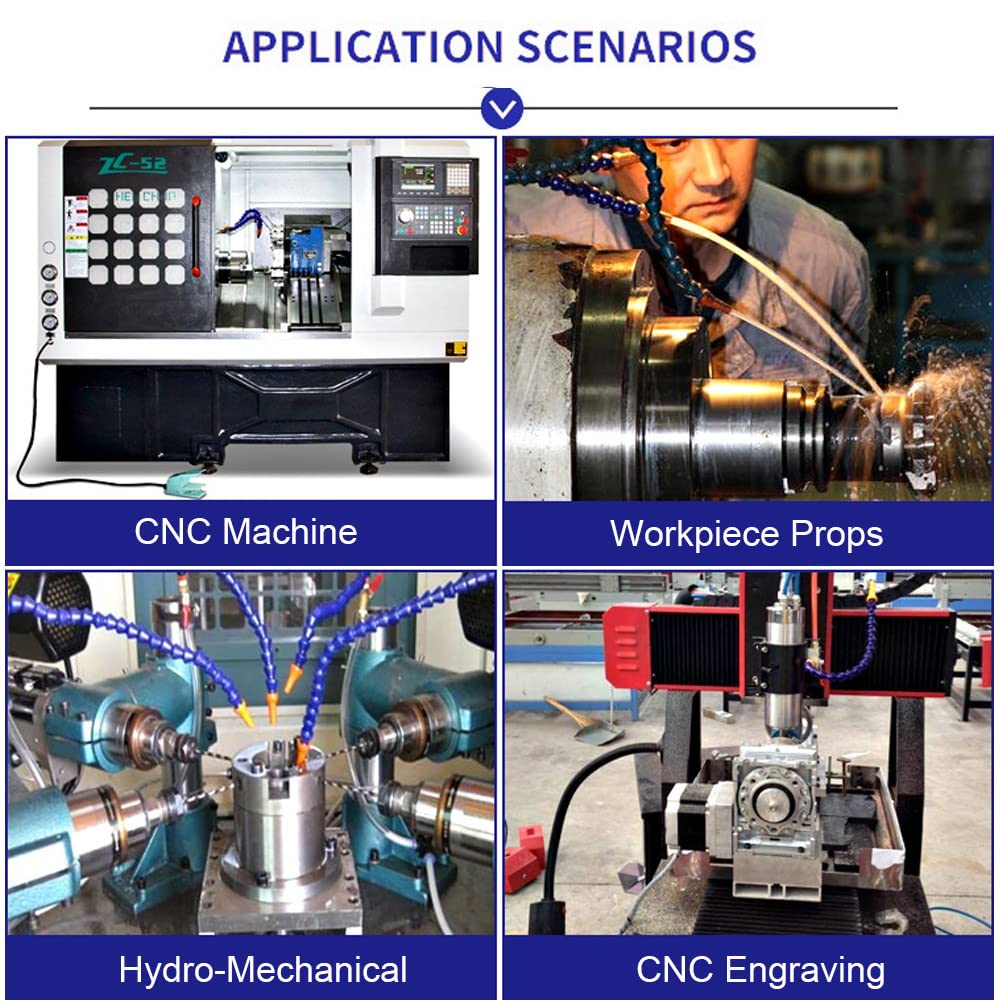 CLAHJQX BPV-3000 Mist Coolant Lubrication Spray System for CNC Machine Cooling & Metal Cutting | Engraving Machine Coolant Injector | Ideal for Lathe, Milling & Drilling Operations