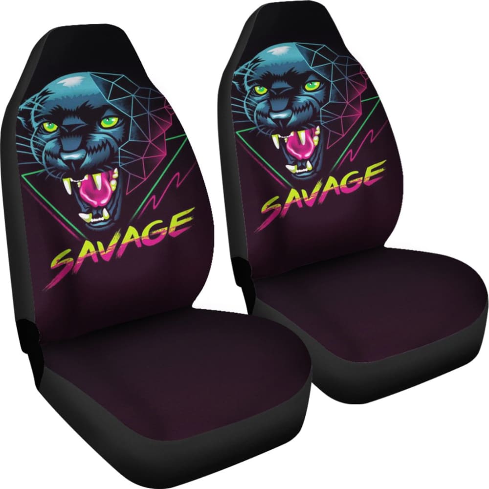 Premium Black Panther Themed Polyester Car Seat Covers - Full Set for Cars, SUVs & Trucks (Model 212601) | Durable, Stylish Protection for Seats - Perfect for Marvel Fans, Gifts & Everyday Driving