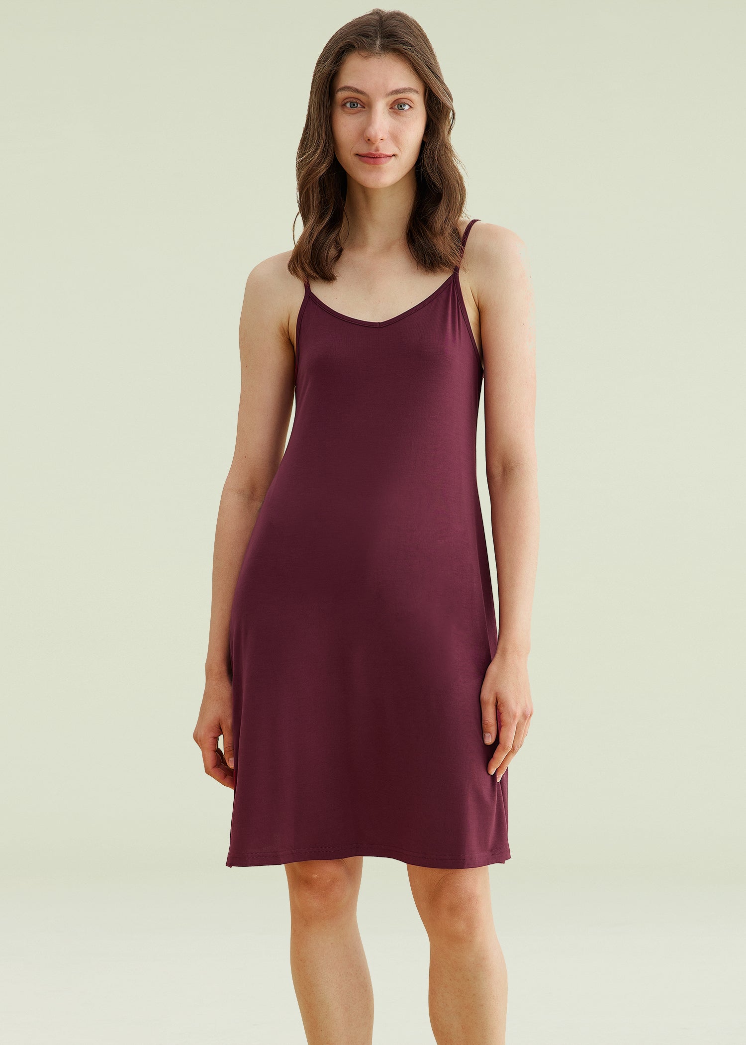 Women's Bamboo Viscose Sleeveless Nightgown - Soft Sleep Dress for Women - Comfortable Summer Pajama Dress for Lounge, Travel & Home Wear