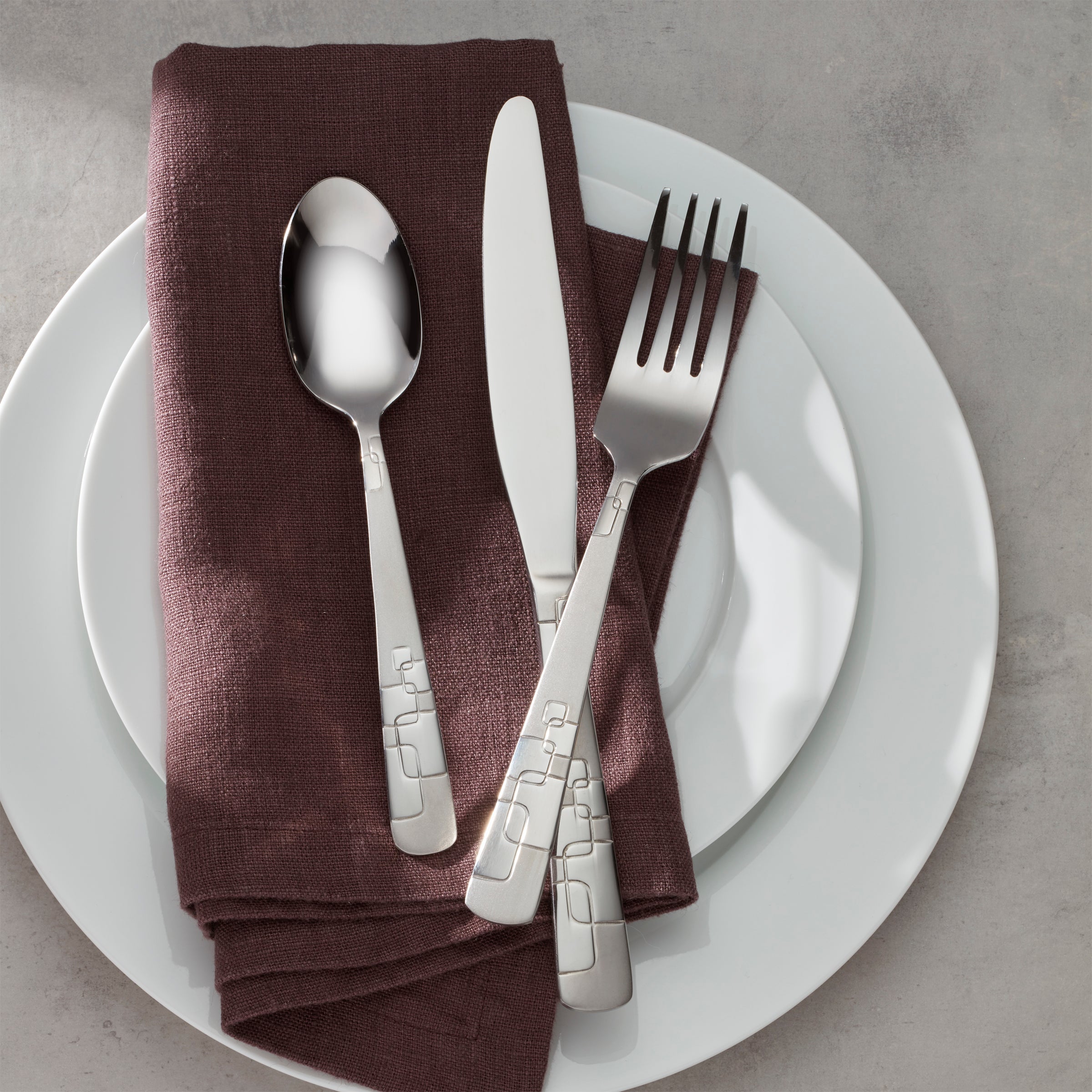 20-Piece Stainless Steel Flatware Set - Elegant Silverware for Dining, Kitchen & Entertaining - Durable & Dishwasher Safe Cutlery Set for Home, Restaurant & Party Use