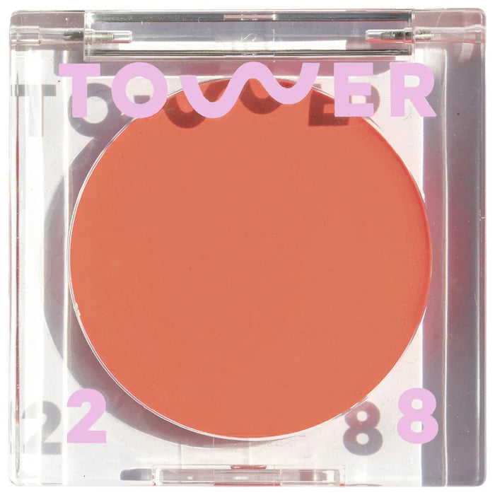 Tower 28 BeachPlease Lip + Cheek Cream Blush - Vegan & Cruelty-Free Tinted Balm for Natural Flush | Perfect for Everyday Wear & On-The-Go Touch Ups