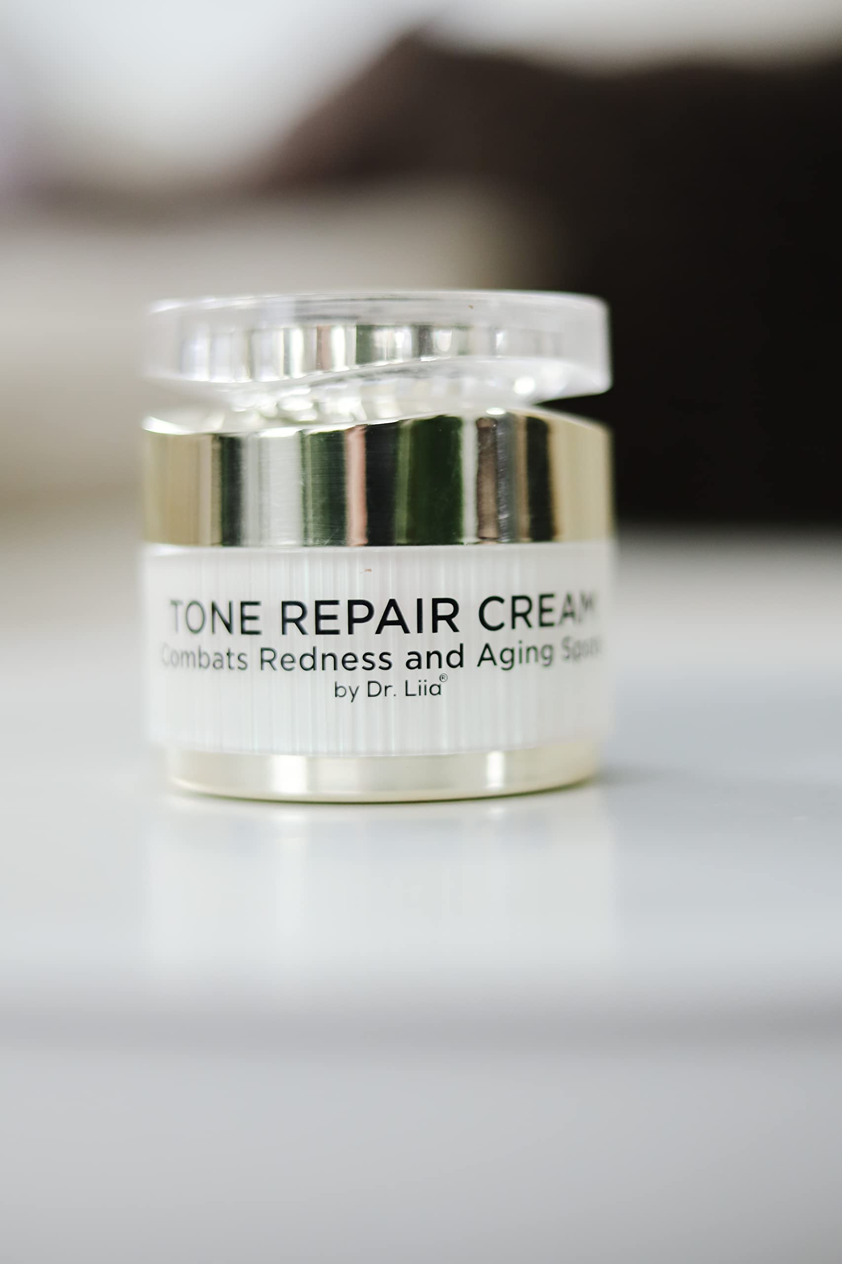 Dr. Liia Tone Repair Moisturizer for Dark Spots & Hyperpigmentation - Gluten Free, Vegan Face Cream for Sensitive Skin | Brightening Treatment for Sun Spots, Acne Scars & Uneven Skin Tone | Perfect for Daily Skincare Routine & Post-Acne Care