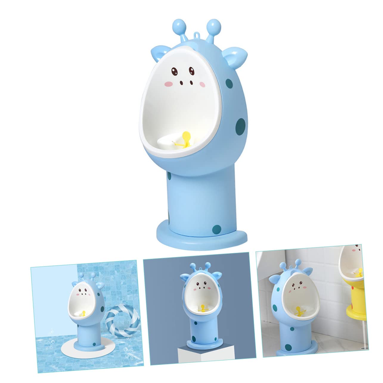 RORPOIR Boys Potty Training Urinal - Durable Toddler Toilet for Kids, Sky Blue - Perfect for Home, Travel & Daycare Use