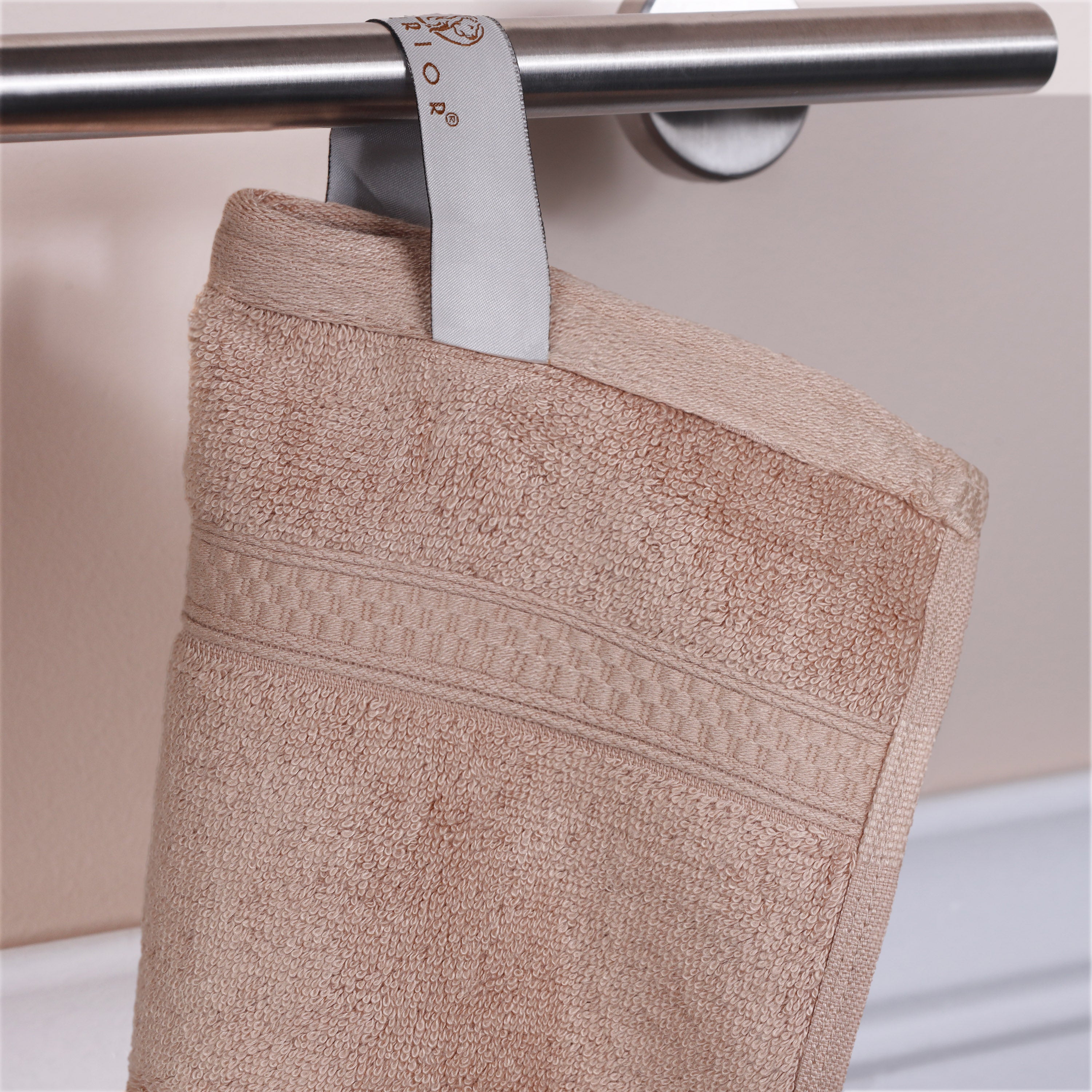 Ultra Soft Rayon Bamboo Cotton Blend Bath & Hand Towel Set | Eco-Friendly, Absorbent & Luxurious for Spa, Bathroom & Guest Use