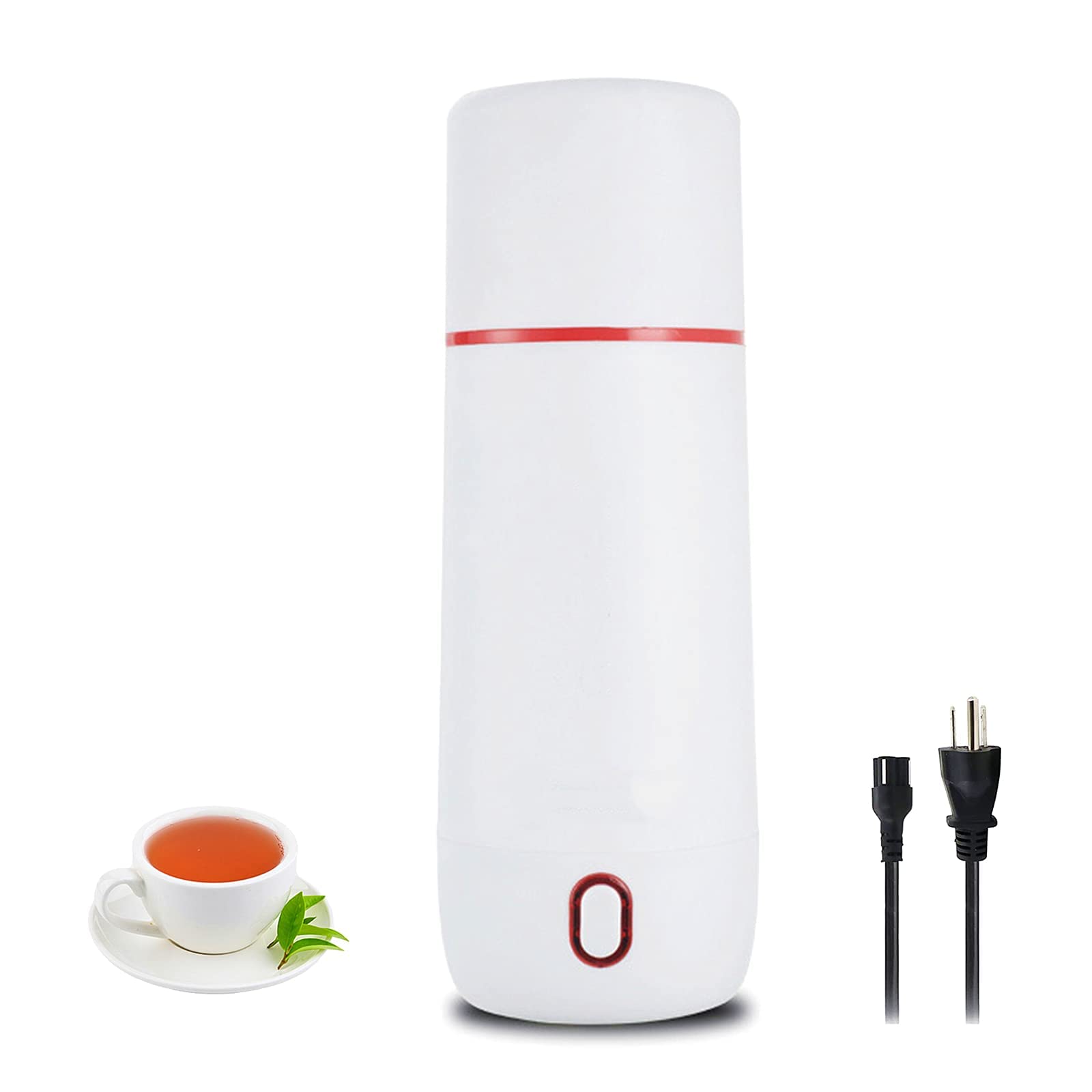 Portable Electric Kettle for Travel - Mini Fast Boiling Water Heater with Auto Shut-Off, 3-in-1 Compact Tea Kettle for Office, Dorm, Camping & Road Trips