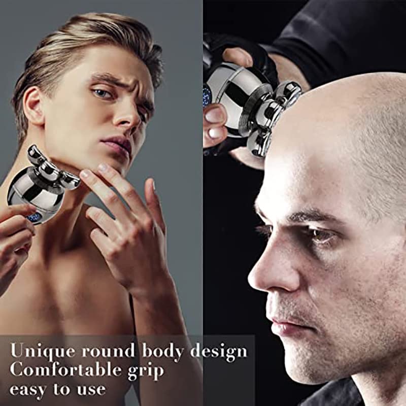 5-in-1 Multifunctional Electric Razor for Men - Cordless Bald Head Shaver, Beard Trimmer & Grooming Kit with USB Charging | Perfect for Travel, Home Use & Professional Grooming