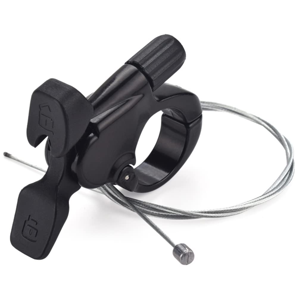 Zcargel Aluminum Alloy Bicycle Front Fork Remote Lockout Lever - Mountain Bike, BMX, Road Bike & Commuter Bike Cable Controller for Smooth Riding on Trails & Urban Streets
