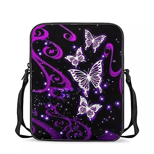 Bling Purple Butterflies