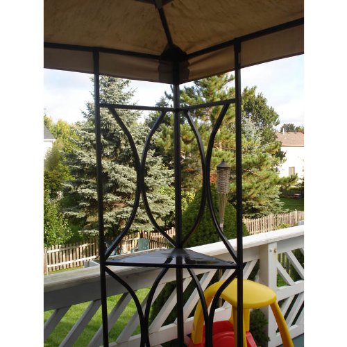 Square Finial Ball Top Gazebo Replacement Canopy Cover - Durable Outdoor Shade Solution for Patio, Garden, and Backyard Protection