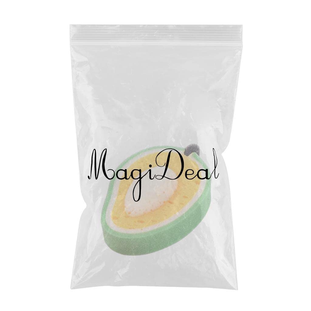 Cartoon Fruit Shaped Bath Sponge for Kids - Soft Dishwashing Sponge with Mango Design | Fun Bath Time & Kitchen Cleaning Tool for Children