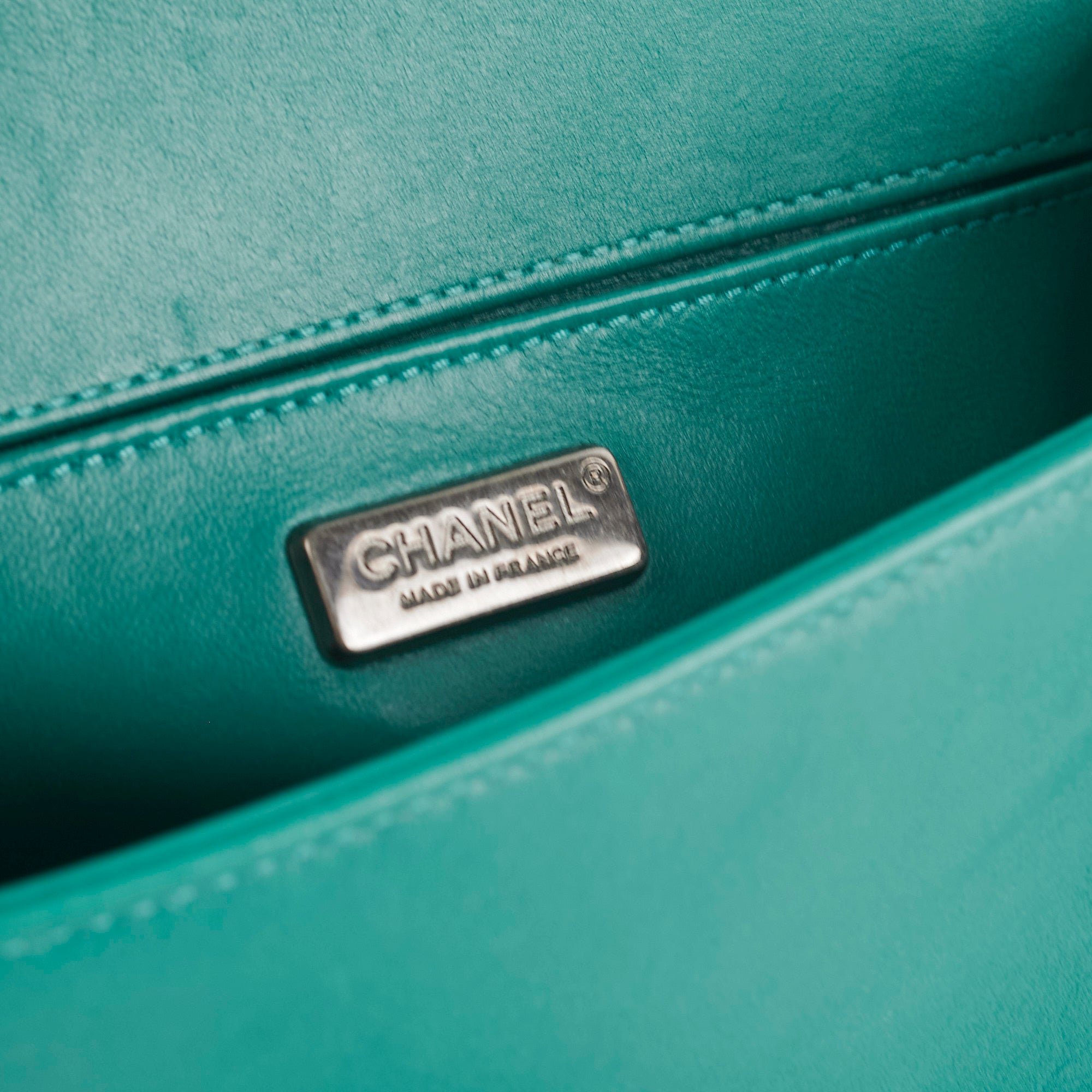 Chanel Small Turquoise Stingray Boy Bag - Luxury Crossbody Handbag for Women | Perfect for Evening Parties, Date Nights & Special Occasions