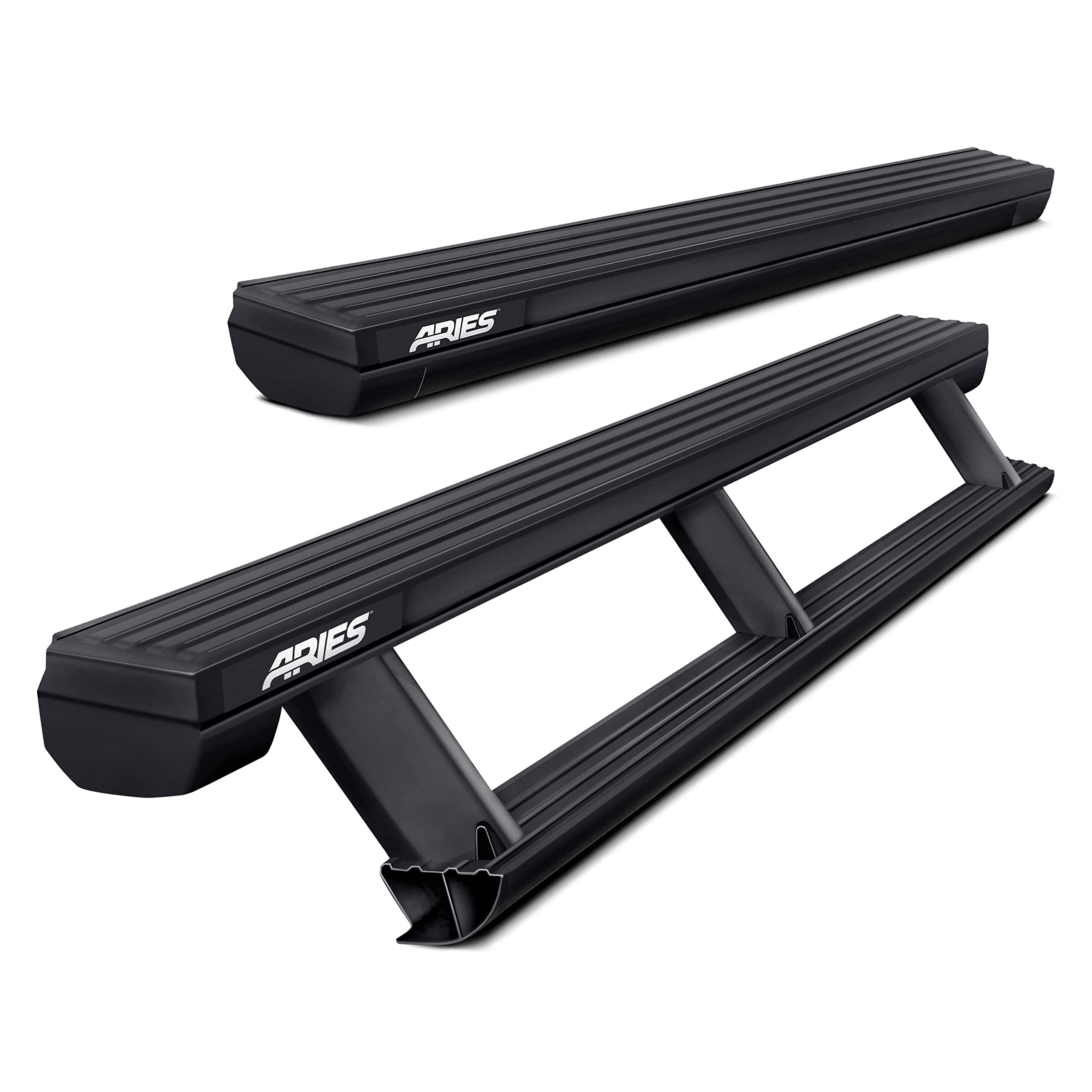 ARIES 3047975 ActionTrac 79-Inch Retractable Powered Running Boards for Jeep Gladiator - Black | Automatic Step for Easy Access | Off-Road & Daily Driving Upgrade