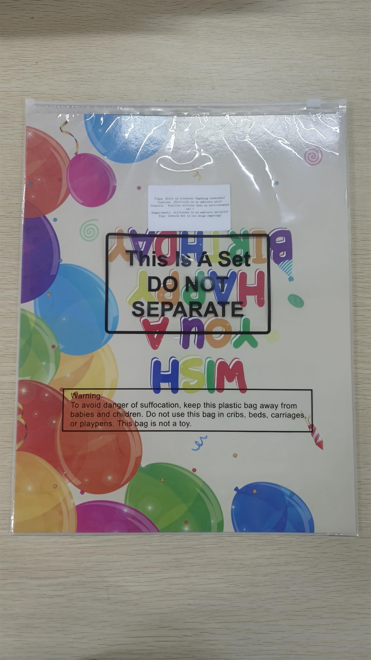 Nezyo Extra Large Happy Birthday Card - 21.6 x 13.8 Inch Colorful Giant Greeting Card with Rainbow Balloons & Cake Design for Kids, Men & Women - Perfect for Birthday Parties, Celebrations & Special Occasions